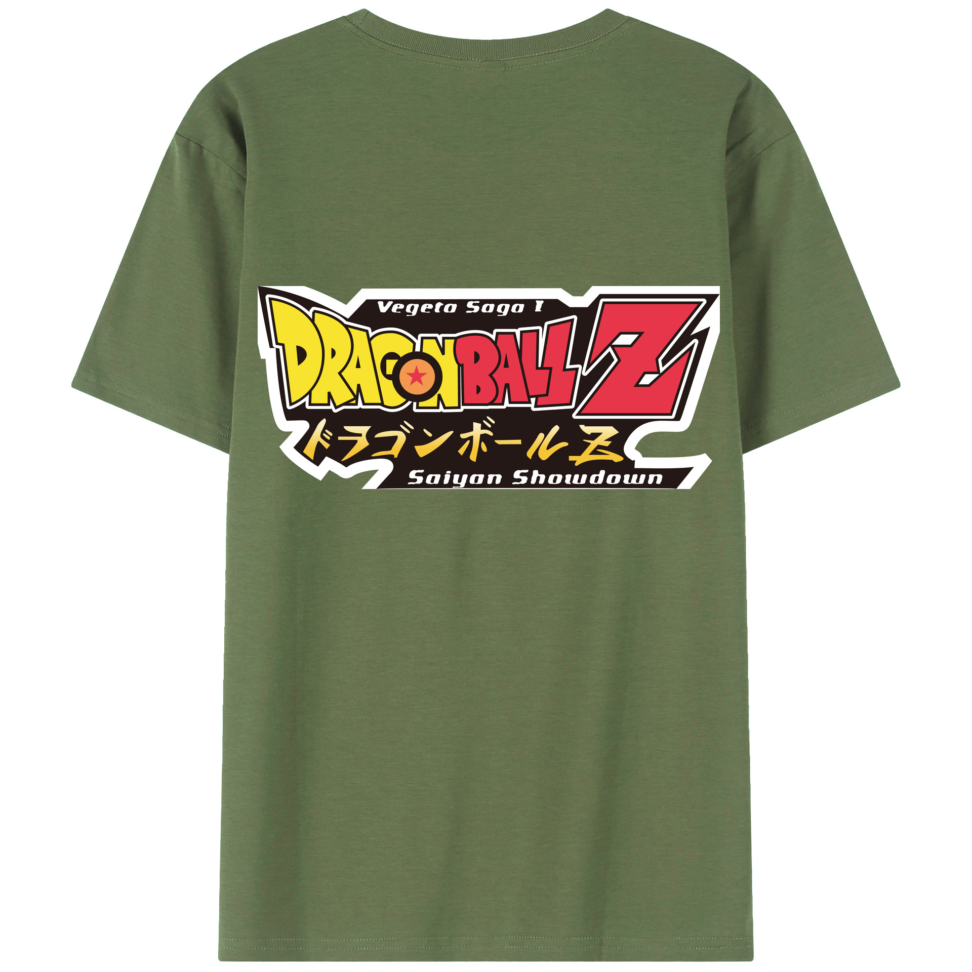 （画像用） ドラゴンボール DRAGON BALL 綿100％ メンズ半袖Tシャツ（バックプリント） 通気性